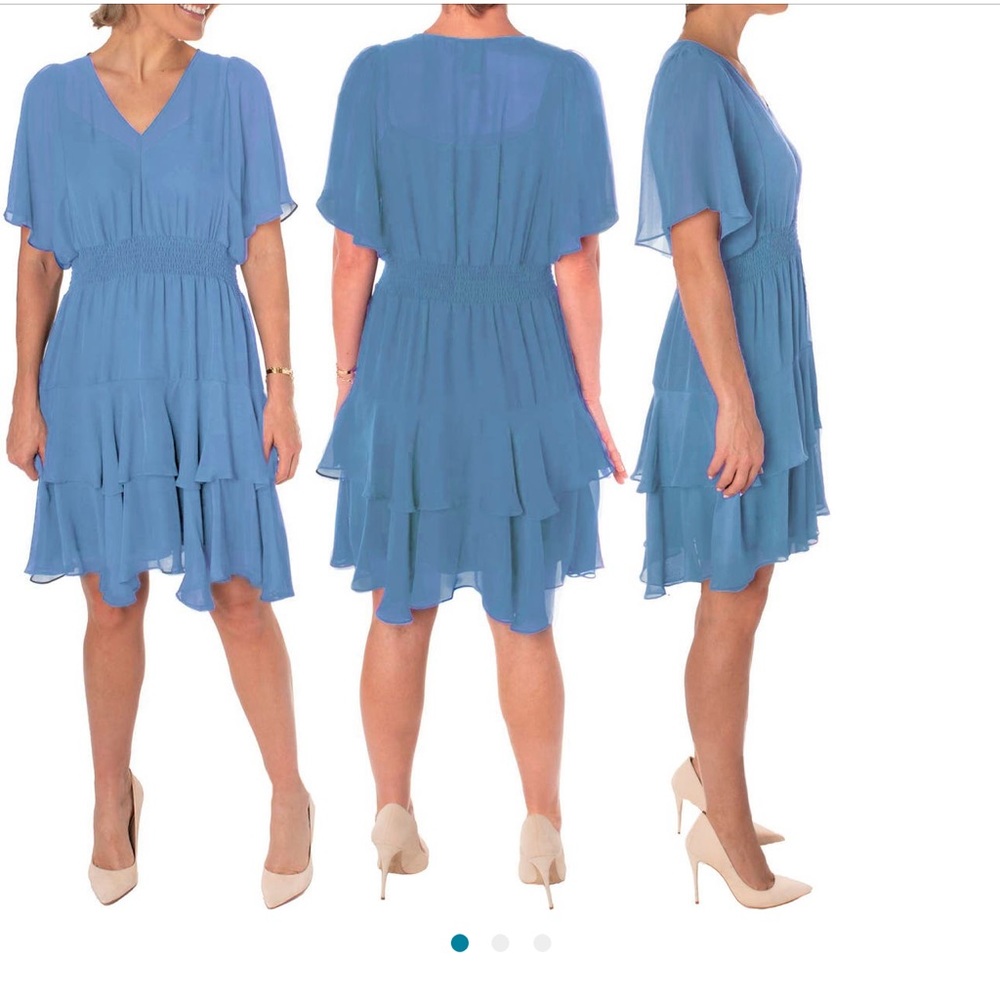 Blue cocktail dress Sz 8